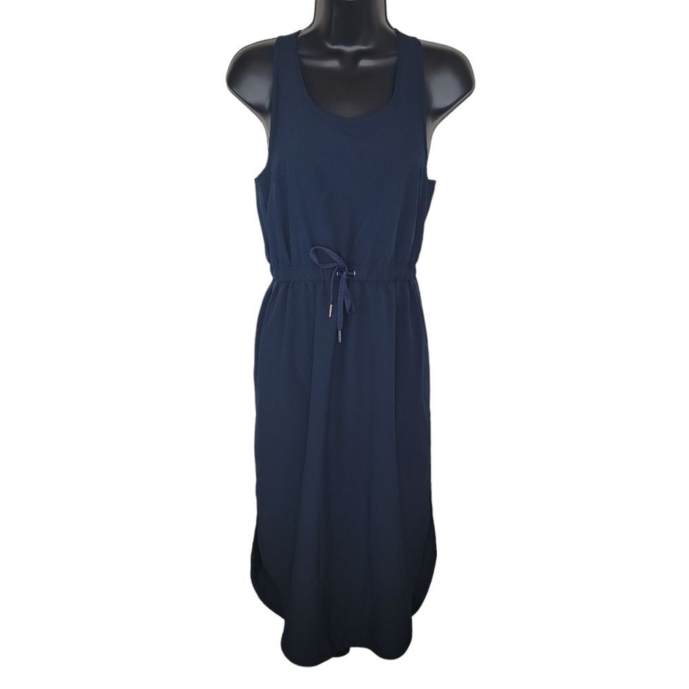 Calia By Carrie Underwood Navy Blue Racer back midi dress XS